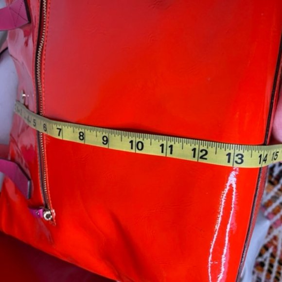 Kate Spade Fun Orange Pink Shoulder Bag - Picture 8 of 16